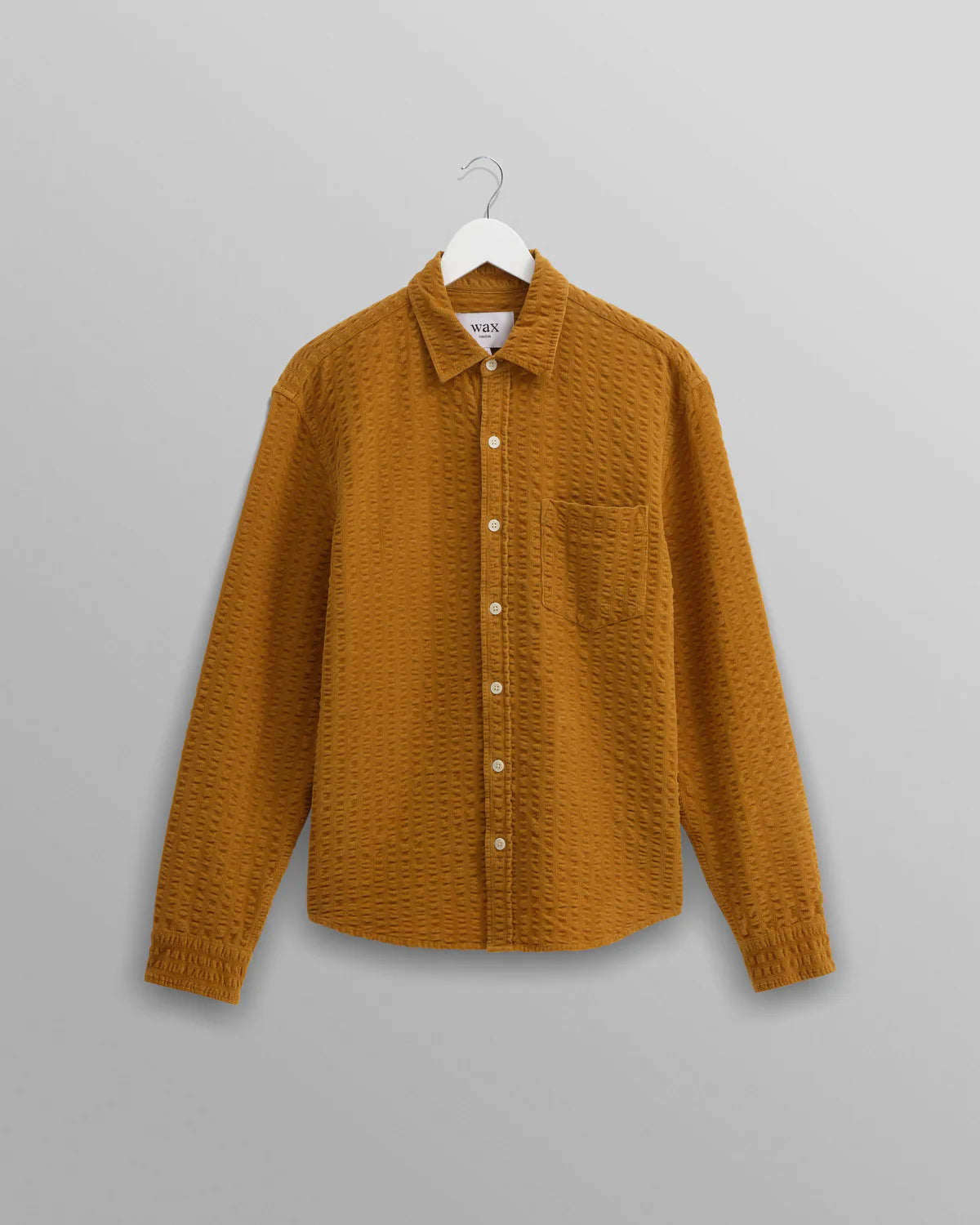 WAX London Shelly Shirt in Seersucker Corduroy