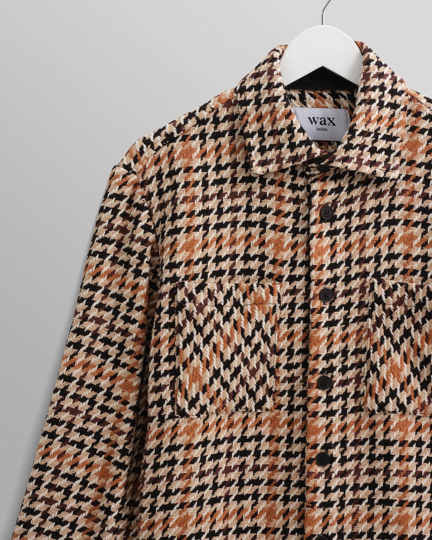 WAX Whiting Houndstooth Overshirt