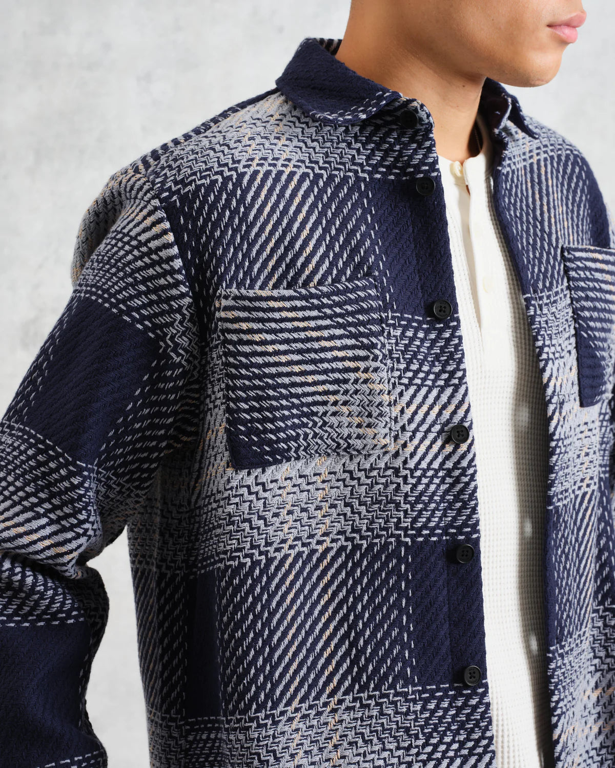 WAX London Whiting Ombre Check Overshirt