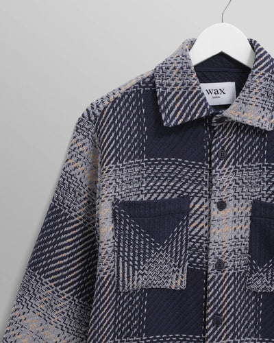 WAX London Whiting Ombre Check Overshirt