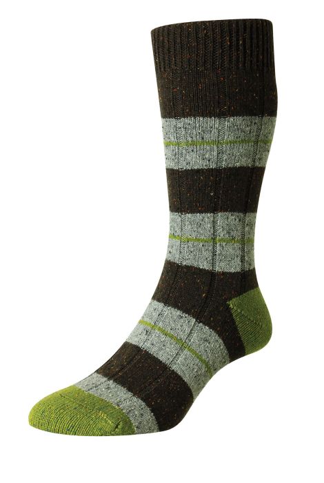 SCOTT NICHOL Socks | Grey Green