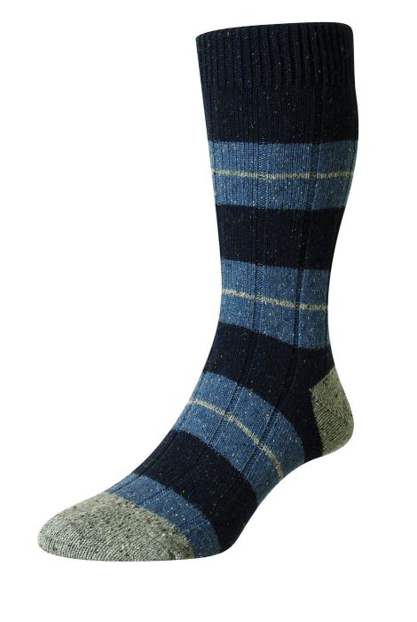 SCOTT NICHOL Socks | Grey Blue