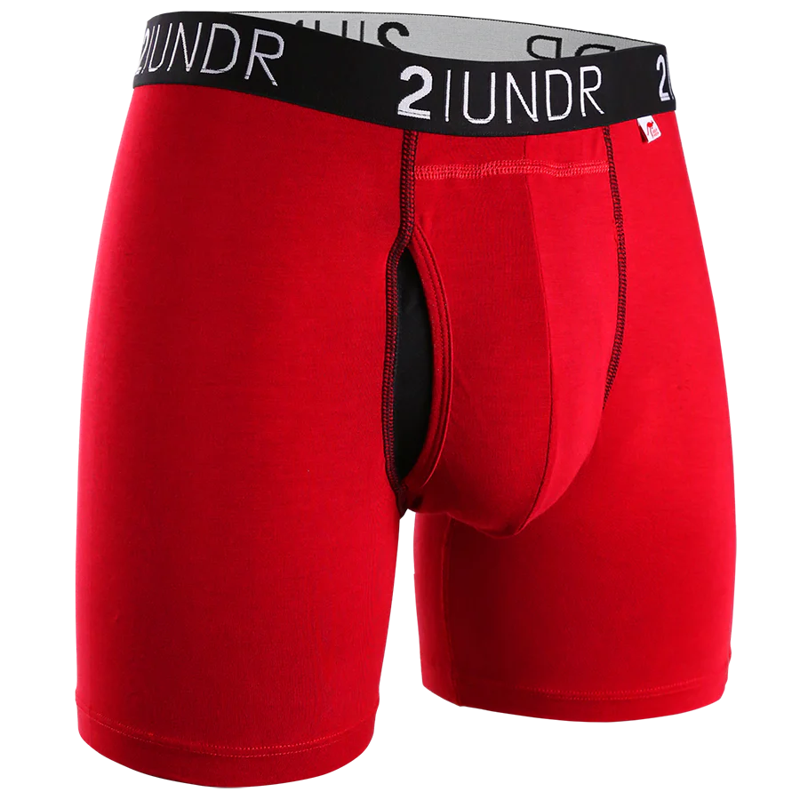 2UNDR Boxer Brief Swing Shift | Red/Red