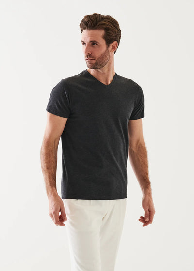 PYA V-Neck T-Shirt | Charcoal