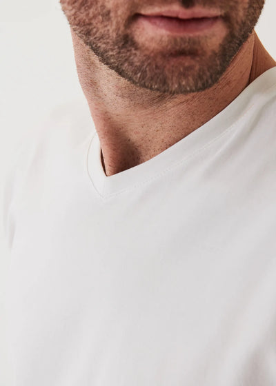 PATRICK ASSARAF V-Neck T-Shirt | White