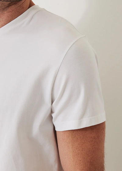 PATRICK ASSARAF V-Neck T-Shirt | White