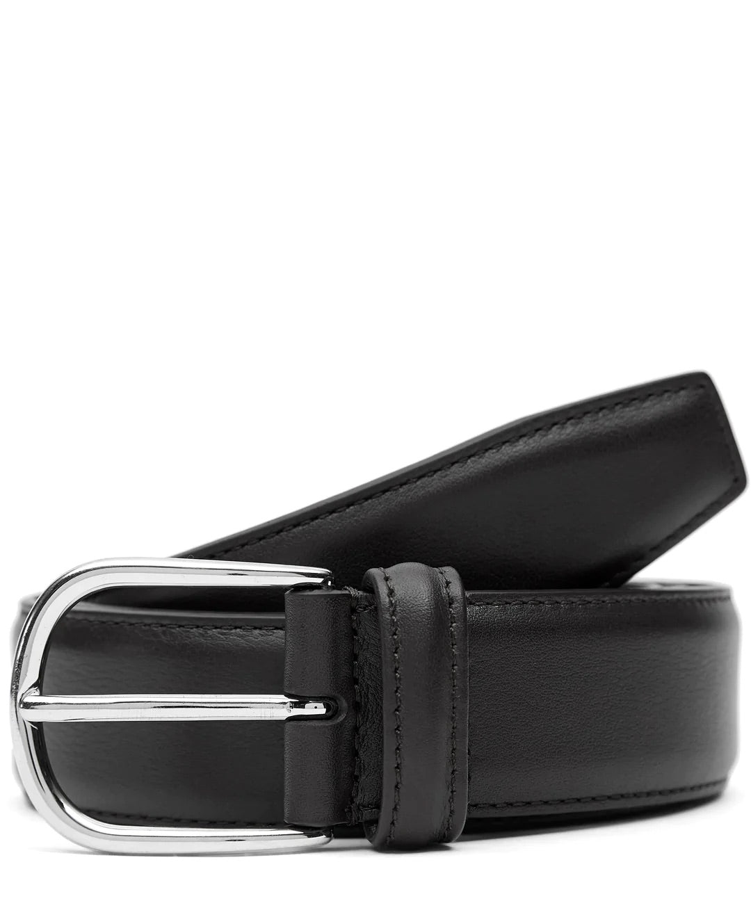 ANDERSON'S Nappa Leather Belt | Black