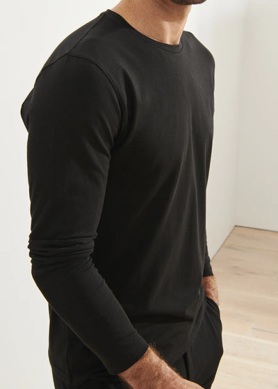 PATRICK ASSARAF Long Sleeve T- Shirt | Black