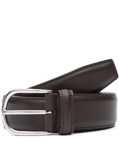 ANDERSON'S Nappa Leather Belt in Brown