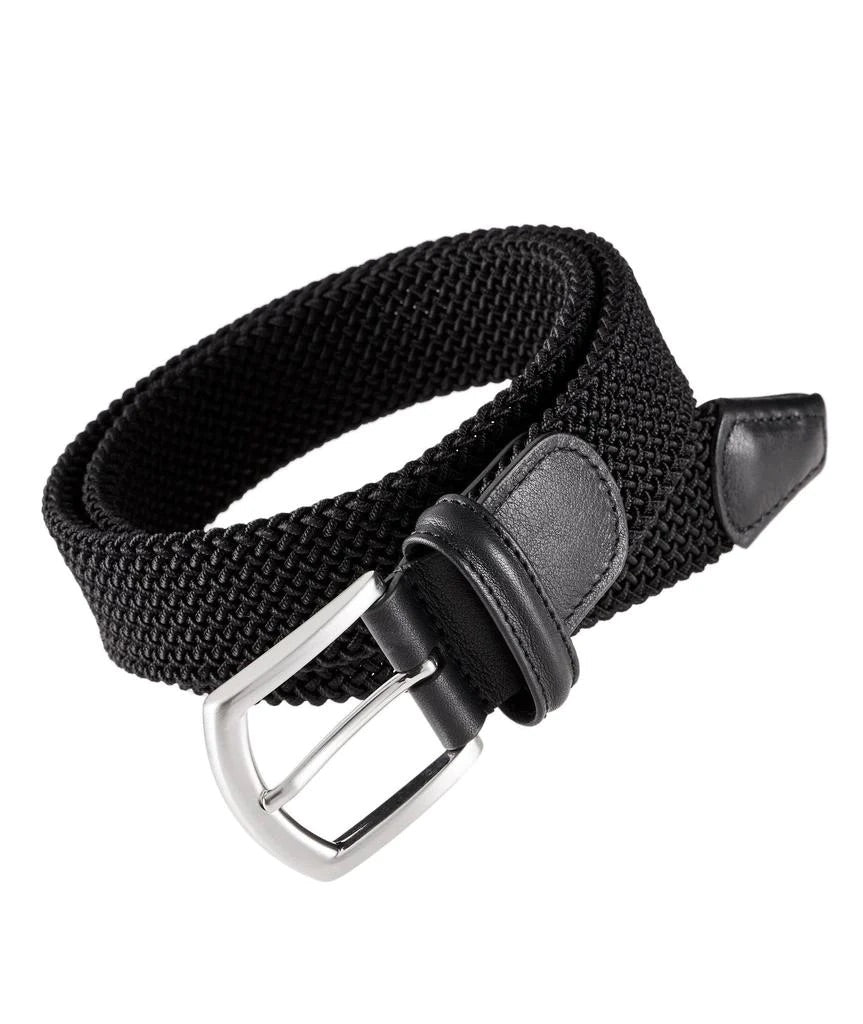 ANDERSON'S Elastic Woven Belt | Black