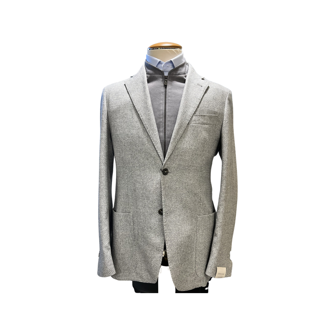 CORNELIANI ID Jacket Micro-Texture | Grey