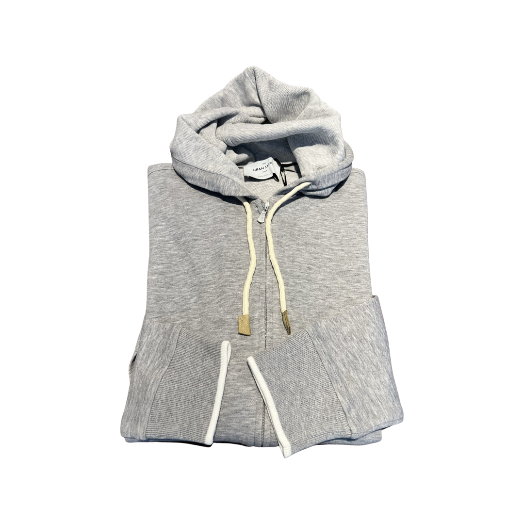 GRAN SASSO Full Zip Sweatshirt | Grey