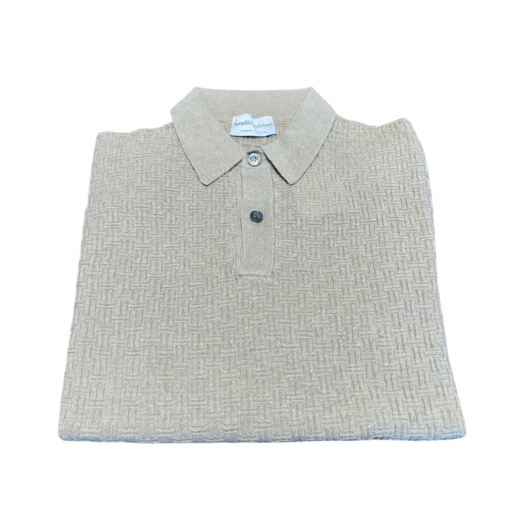 SETTEFILI Cashmere Polo | Beige