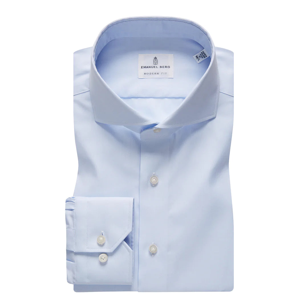 Emanuel Berg Core Dress Shirt | Blue