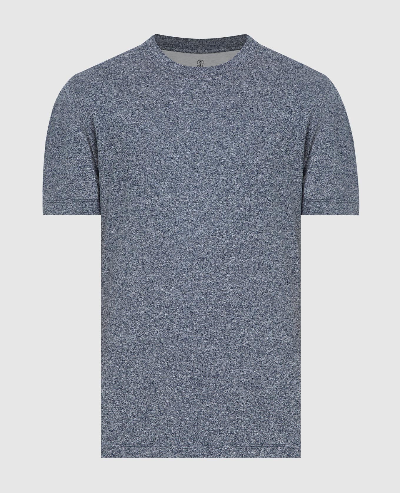 Brunello Cucinelli T-Shirt | Blue Melange