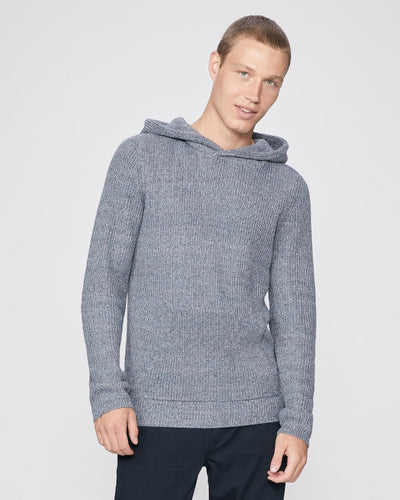 PAIGE Bowery Pullover | Heathered Navy