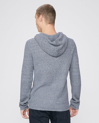 PAIGE Bowery Pullover | Heathered Navy