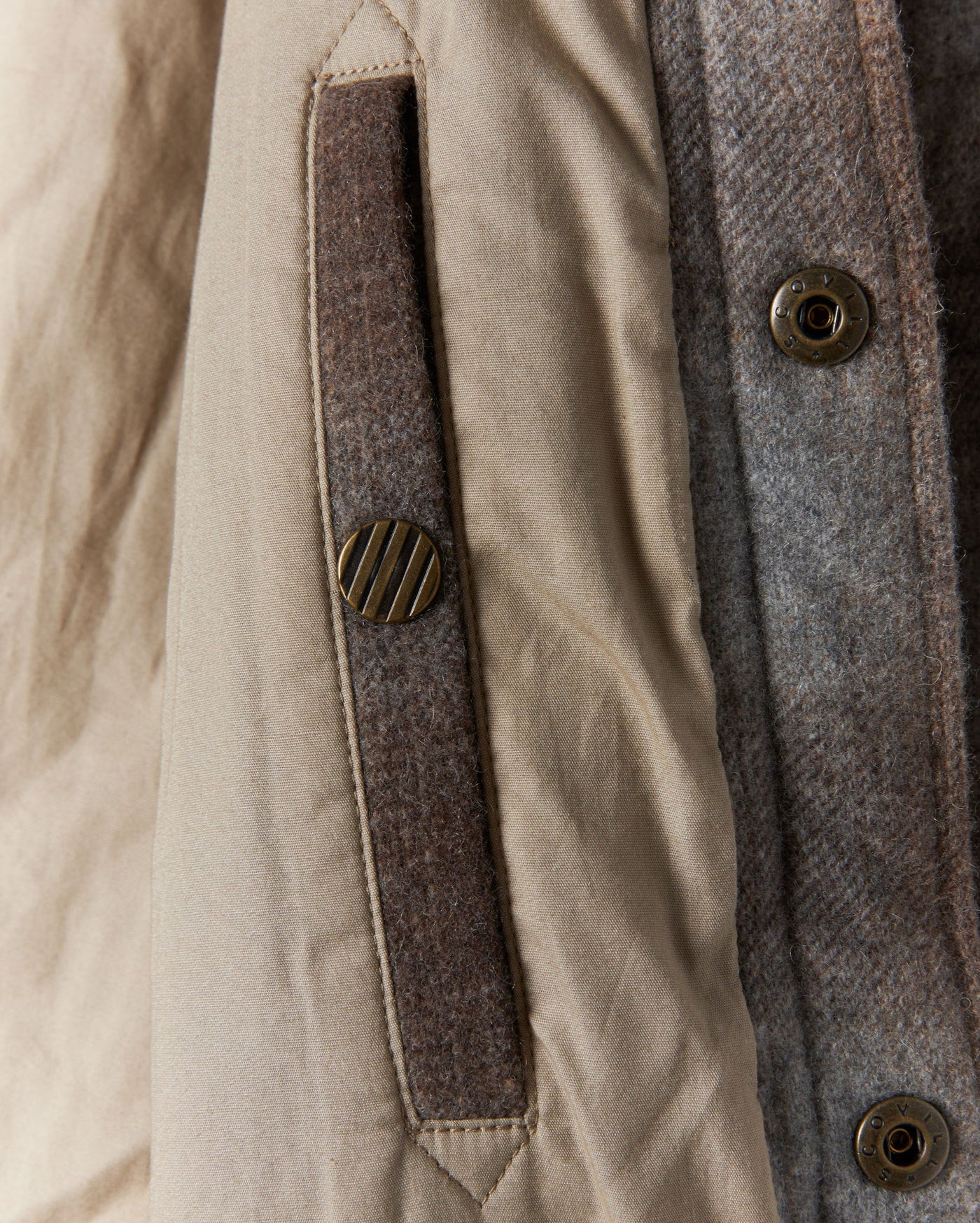 BILLY REID Theo Shirt Jacket | Brown Grey