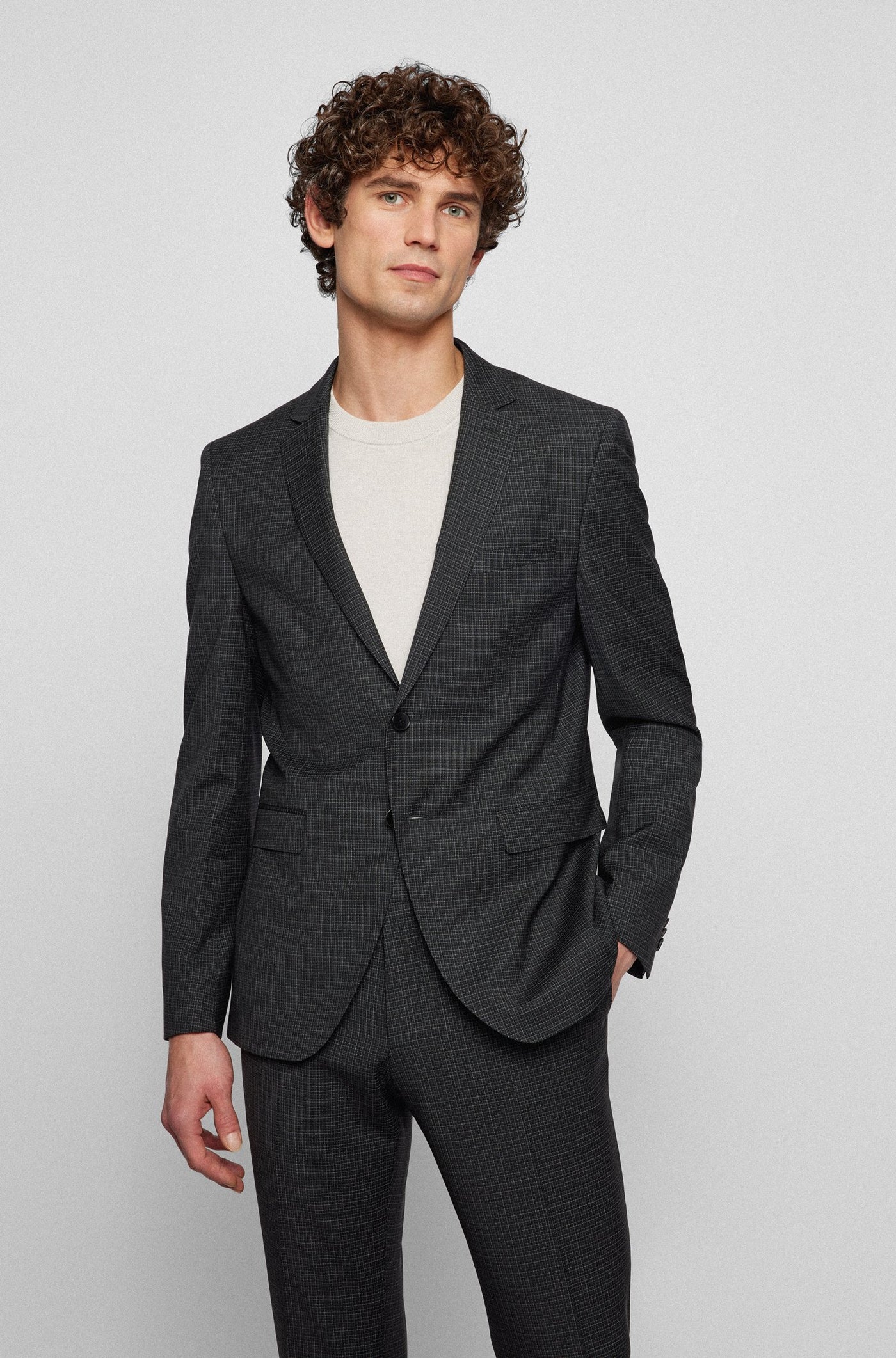 BOSS H-Reymond Subtle Pattern Suit