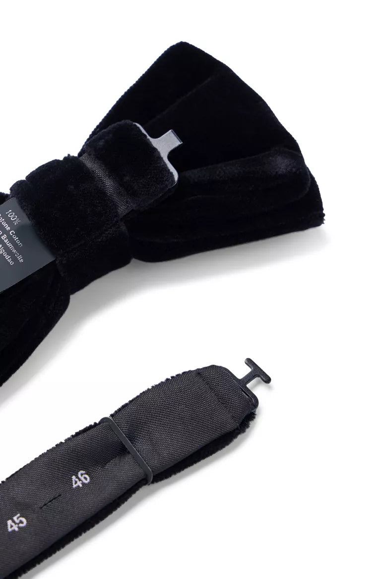 BOSS Velvet Fashion Bow Tie | Black