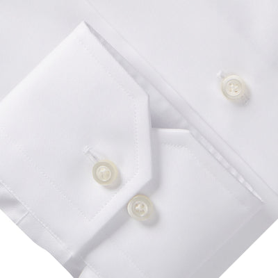 EMANUEL BERG Core Dress Shirt | White