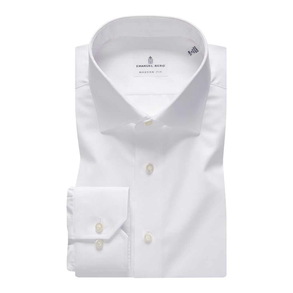 EMANUEL BERG Core Dress Shirt | White