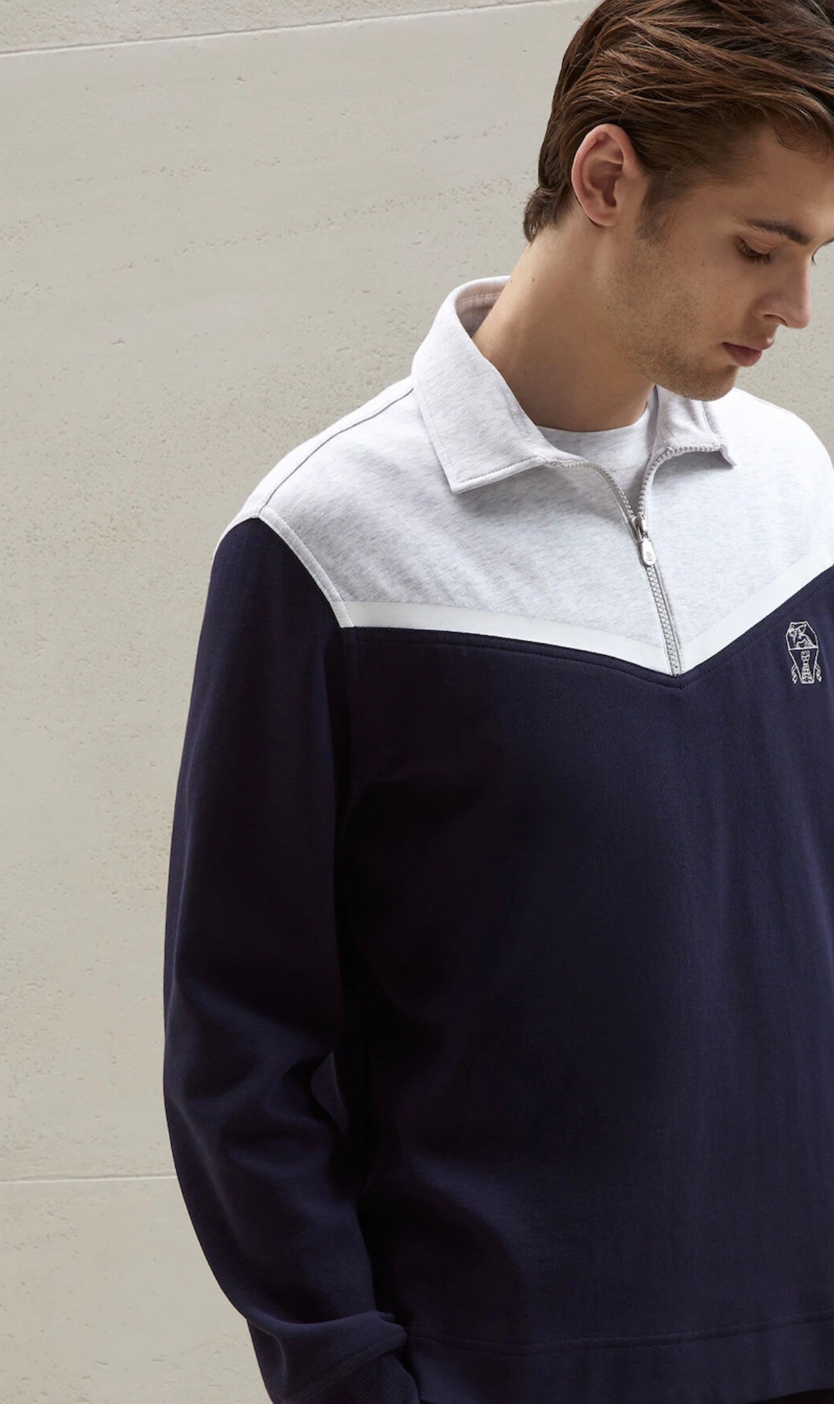 Brunello Cucinelli Half Zip Sweatshirt