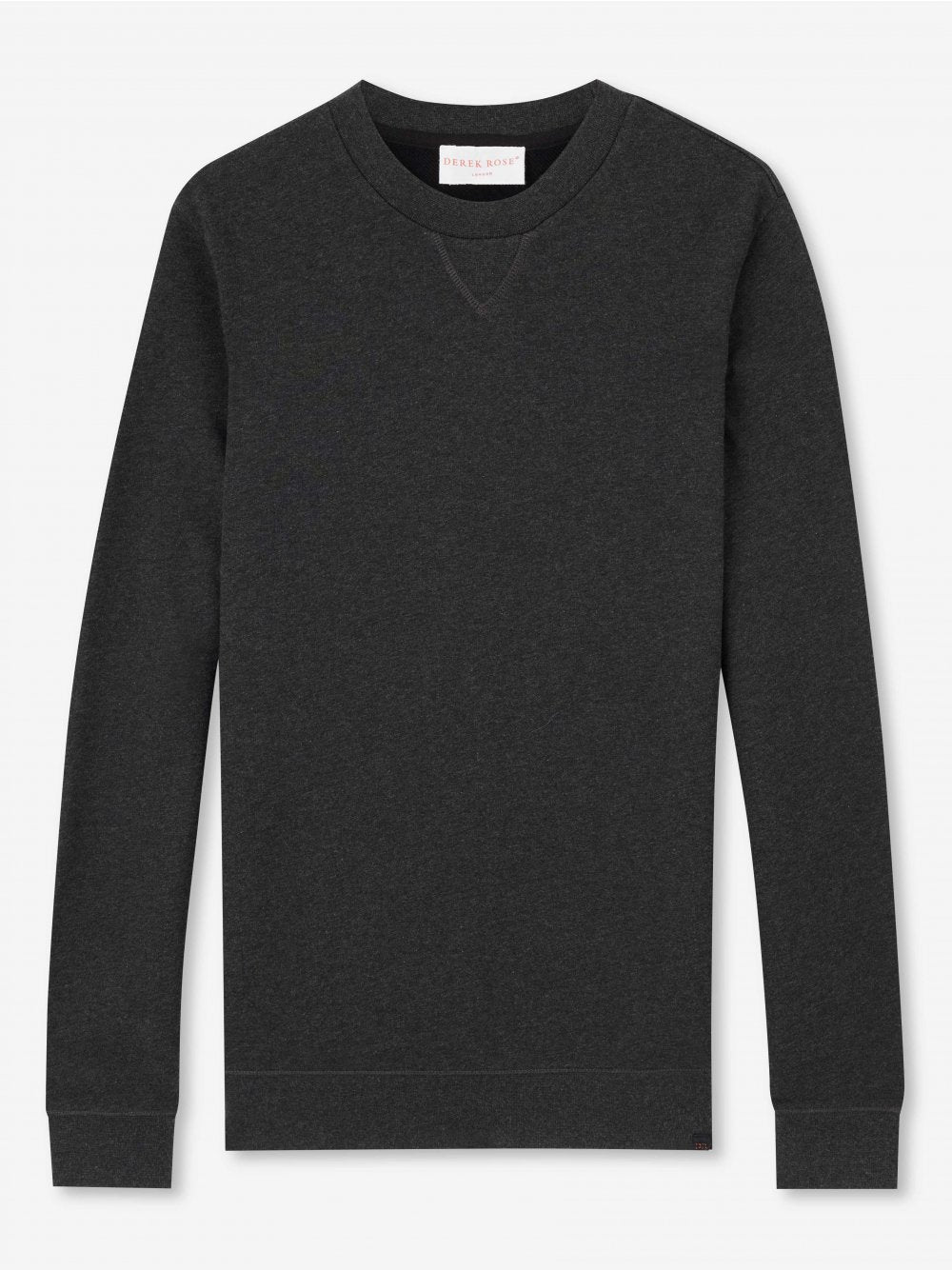 Derek Rose Crew Neck Quinn Sweatshirt | Anthracite