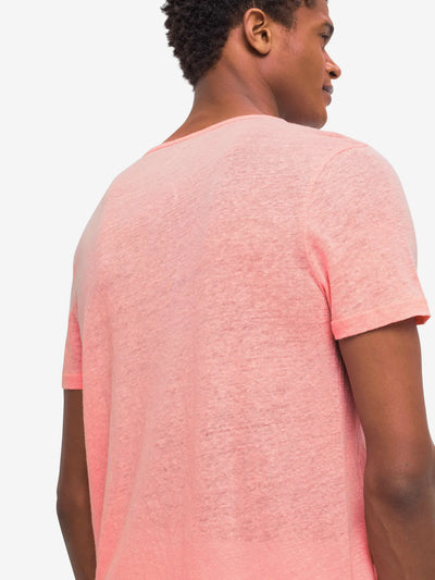DEREK ROSE Jordan T-Shirt | Peach